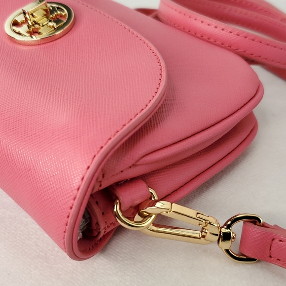 AUTHENTIC TORY BURCH Pink Robinson Mini Crossbody - Picture 8 of 15